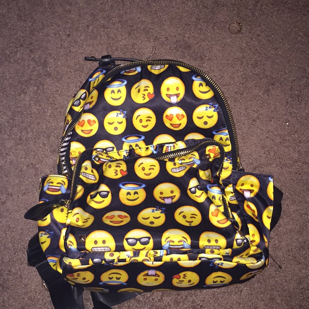 Emoji book bag